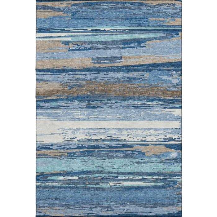 Addison Mayfield Blue AMF2287 - 8ft. Round Rug