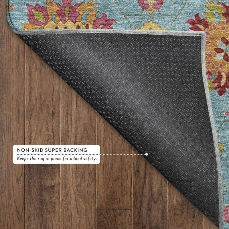 Addison Mayfield Teal AMF2288 5ft. x 7ft. 6in. Rect. Rug