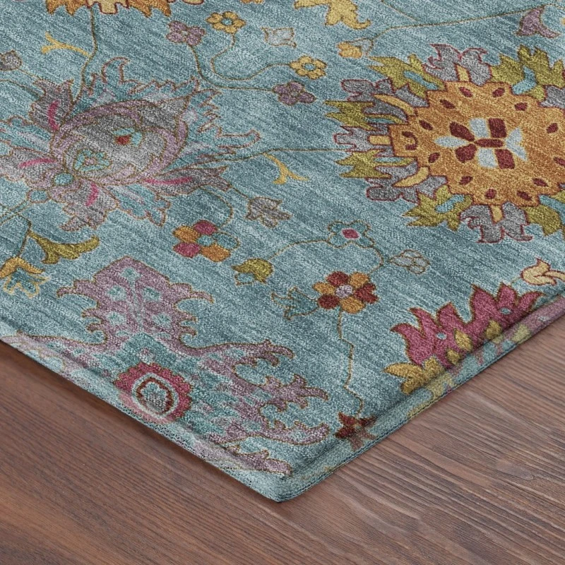 Addison Mayfield Teal AMF2288 5ft. x 7ft. 6in. Rect. Rug