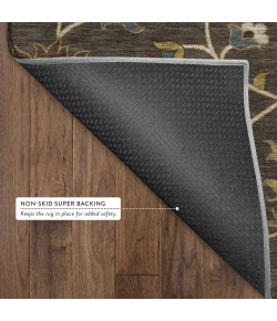Addison Mayfield Brown AMF2290 - 8ft. Round Rug