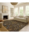 Addison Mayfield Brown AMF2290 - 8ft. Round Rug