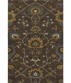 Addison Mayfield Brown AMF2290 - 8ft. Round Rug