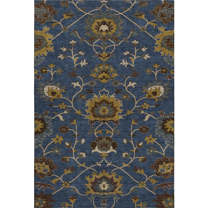Addison Mayfield Blue AMF2290 - 8ft. Round Rug