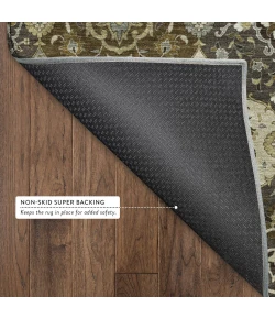 Addison Mayfield Brown AMF2292 - 8ft. Round Rug