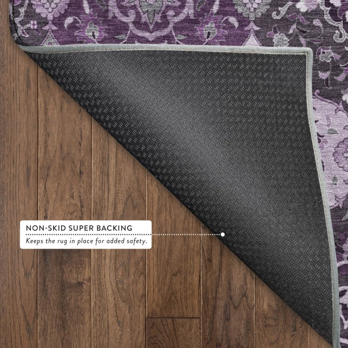 Addison Mayfield Purple AMF2292 - 8ft. Round Rug