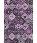 Addison Mayfield Purple AMF2292 - 8ft. Round Rug