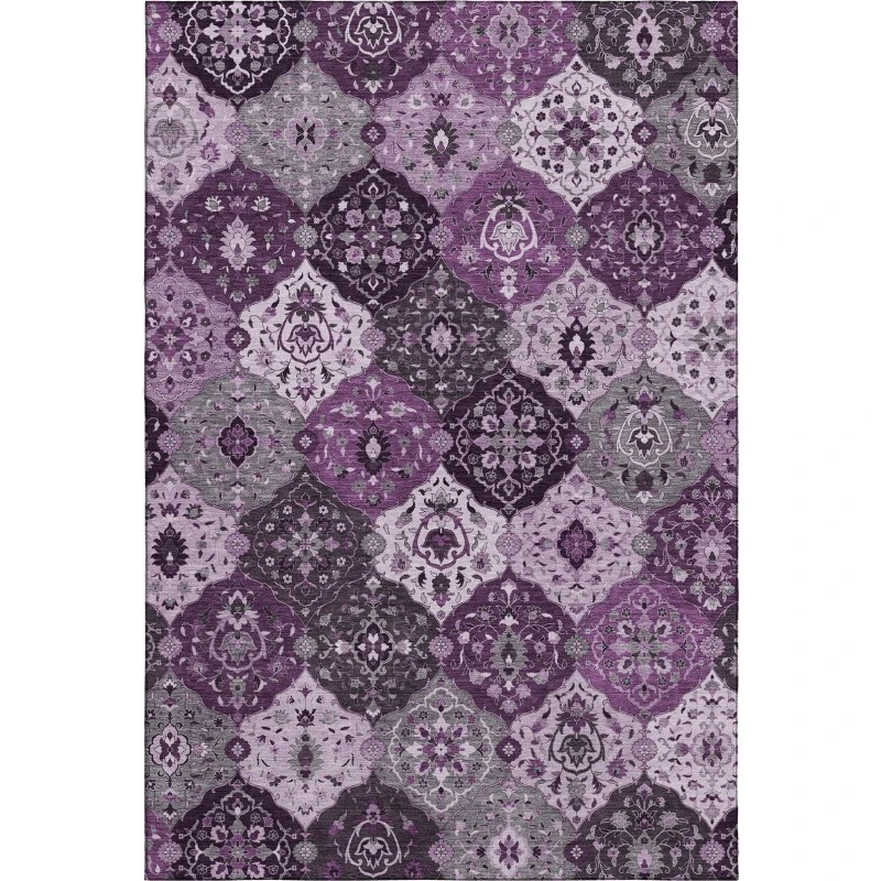 Addison Mayfield Purple AMF2292 8ft. x 10ft. Rect. Rug