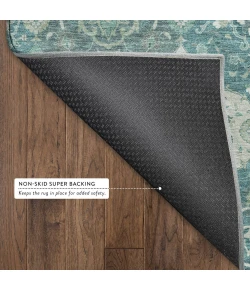 Addison Mayfield Teal AMF2292 - 8ft. Round Rug