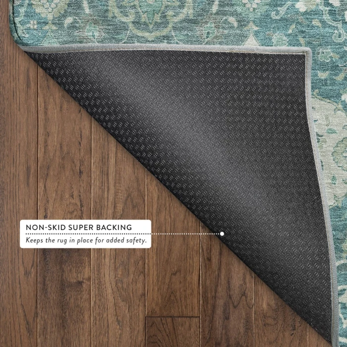 Addison Mayfield Teal AMF2292 - 8ft. Round Rug