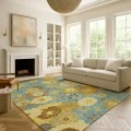 Addison Mayfield Teal AMF2294 8ft. x 10ft. Rect. Rug