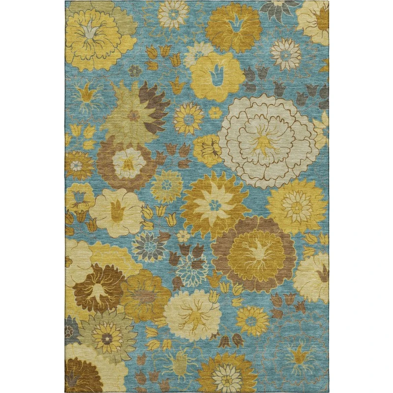 Addison Mayfield Teal AMF2294 8ft. x 10ft. Rect. Rug