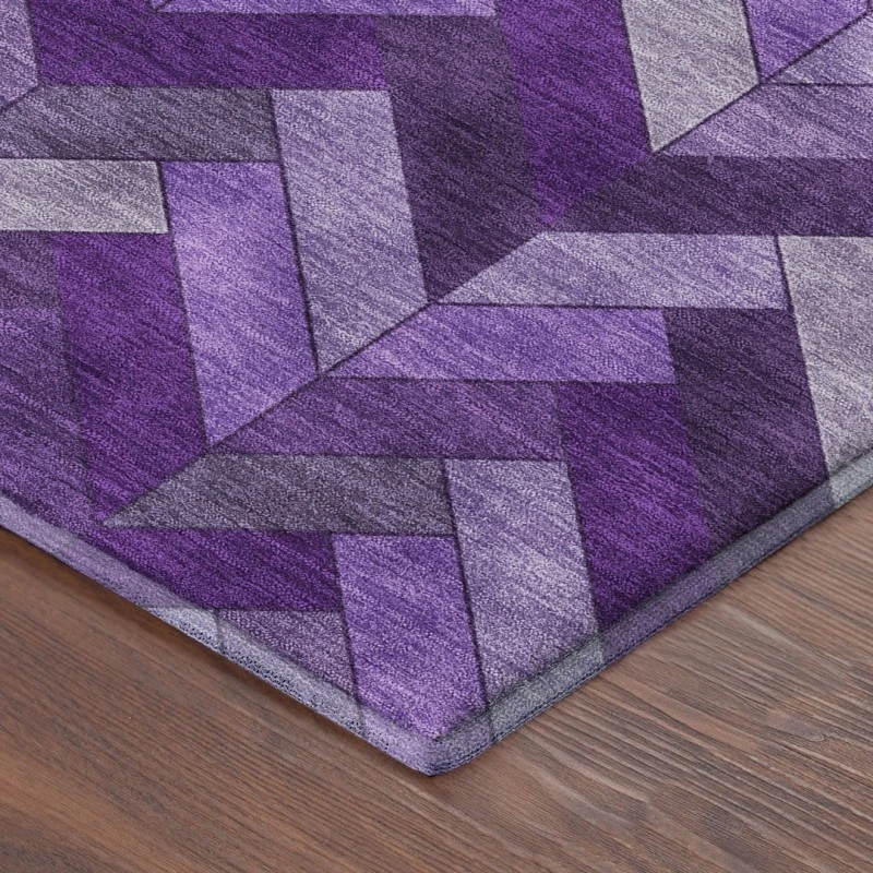 Addison Mayfield Purple AMF2296 - 8ft. Round Rug