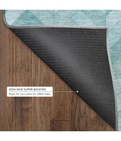 Addison Mayfield Teal AMF2297 5ft. x 7ft. 6in. Rect. Rug