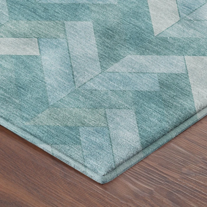 Addison Mayfield Teal AMF2297 5ft. x 7ft. 6in. Rect. Rug
