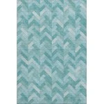 Addison Mayfield Teal AMF2297 - 8ft. Round Rug