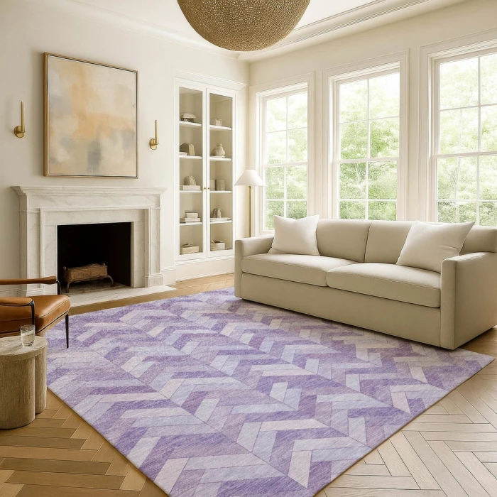 Addison Mayfield Purple AMF2297 9ft. x 12ft. Rect. Rug