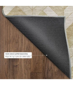 Addison Mayfield Gold AMF2297 - 8ft. Round Rug