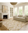 Addison Mayfield Gold AMF2297 - 8ft. Round Rug