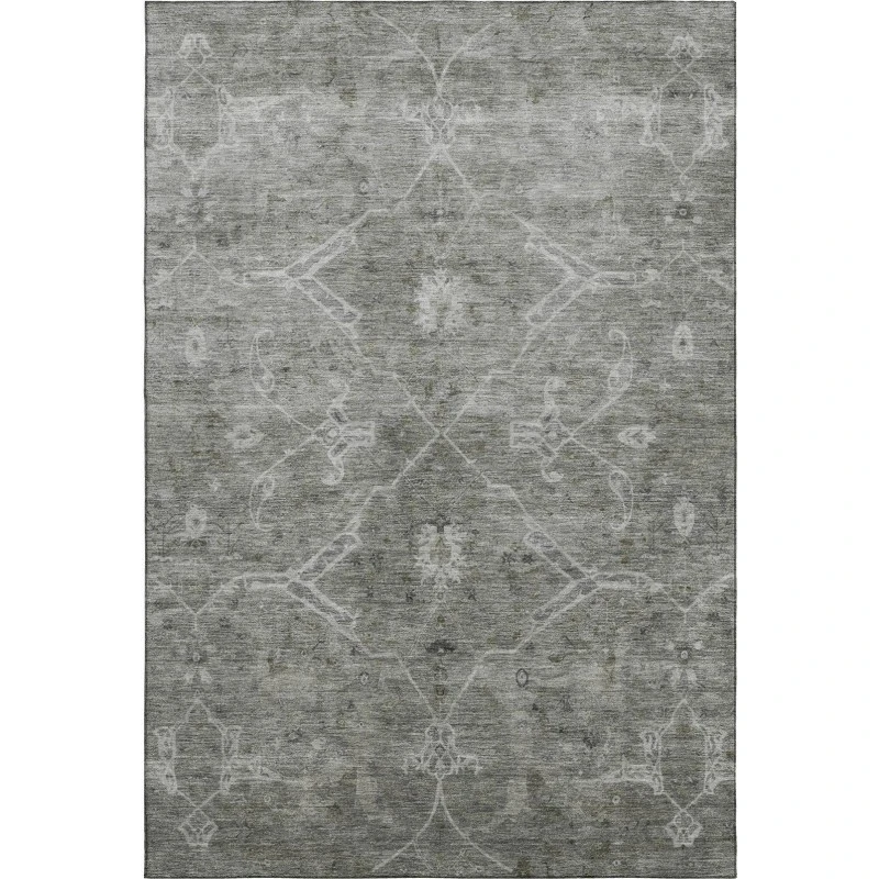 Addison Mayfield Gray AMF2298 - 8ft. Round Rug