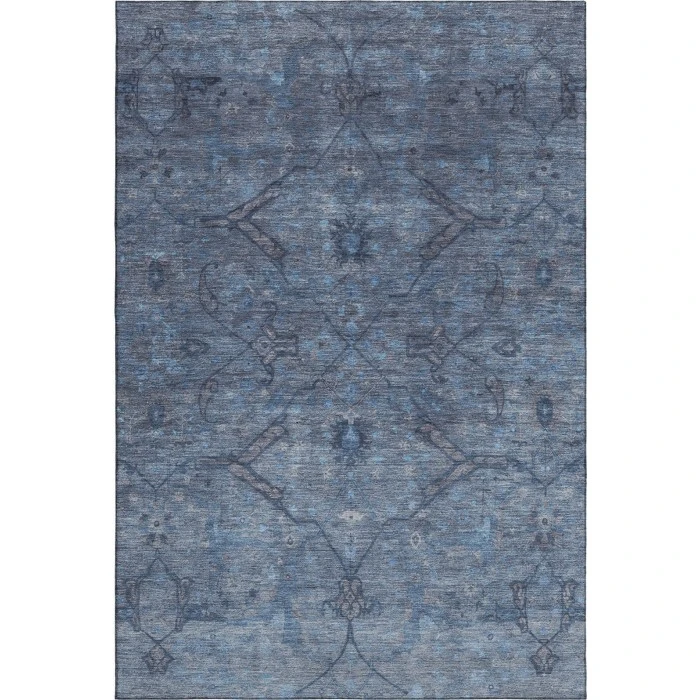 Addison Mayfield Blue AMF2299 - 8ft. Round Rug