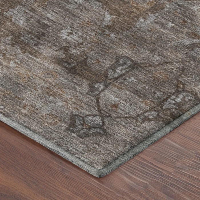 Addison Mayfield Brown AMF2299 - 8ft. Round Rug