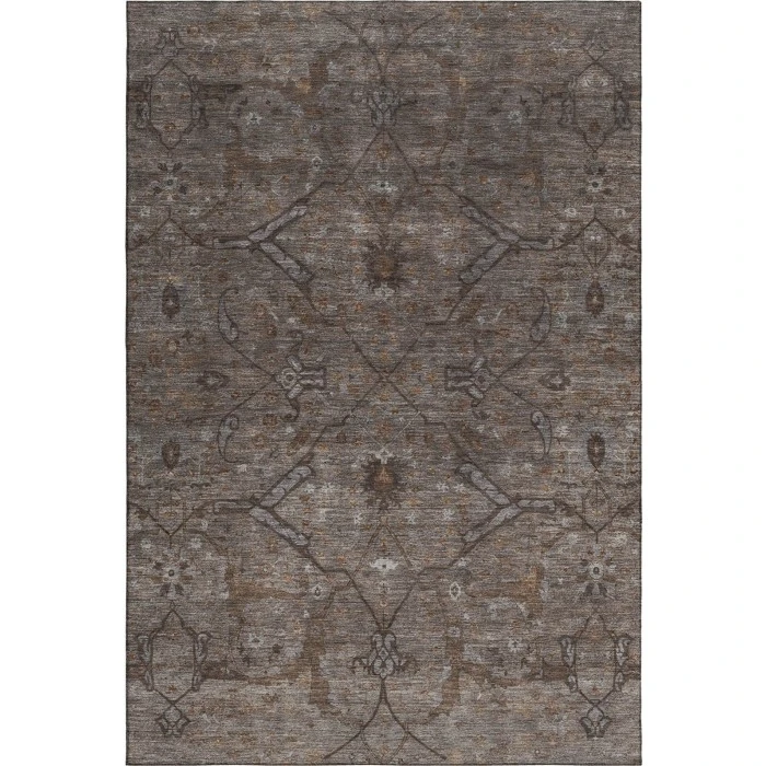 Addison Mayfield Brown AMF2299 - 8ft. Round Rug