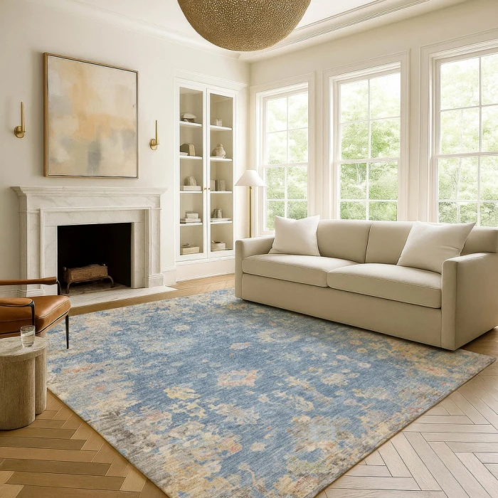 Addison Mayfield Blue AMF2302 2ft. 3in. x 7ft. 6in. Rect. Rug