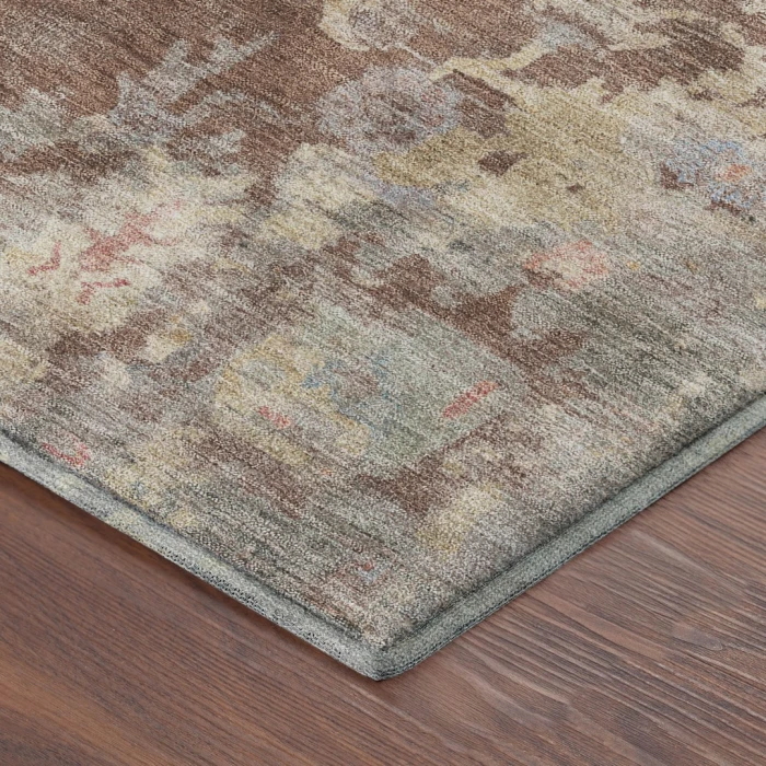 Addison Mayfield Orange AMF2302 - 8ft. Round Rug