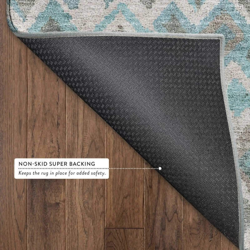Addison Mayfield Teal AMF2304 2ft. 3in. x 7ft. 6in. Rect. Rug