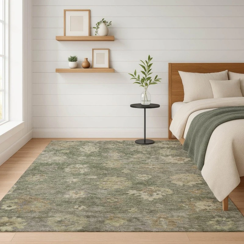 Addison Mayfield Green AMF2305 - 8ft. Round Rug
