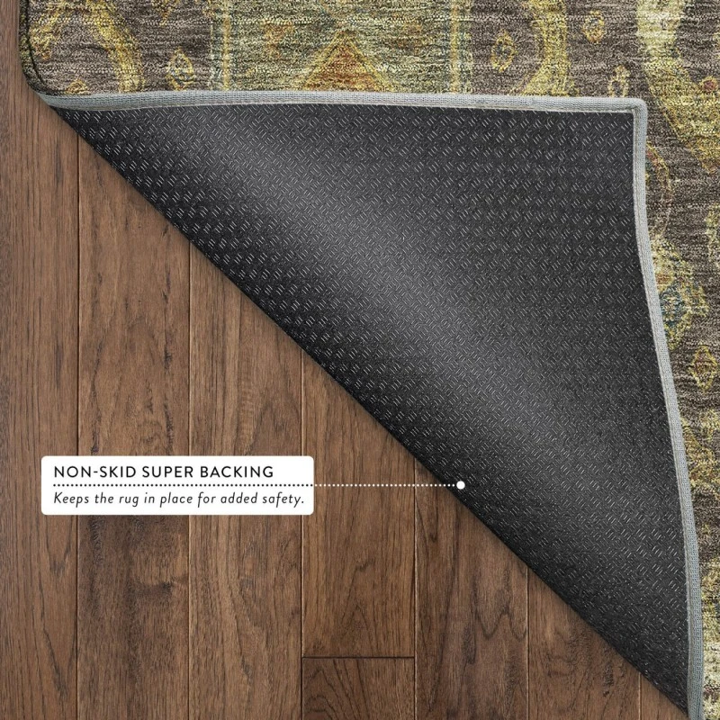 Addison Mayfield Brown AMF2306 - 8ft. Round Rug
