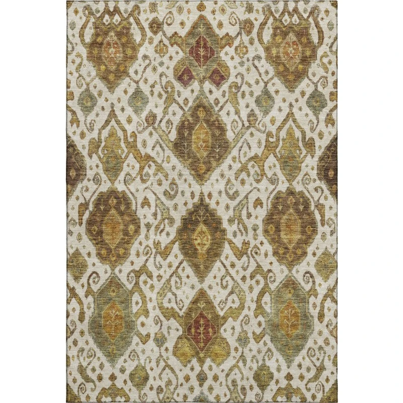 Addison Mayfield Ivory AMF2306 - 8ft. Round Rug