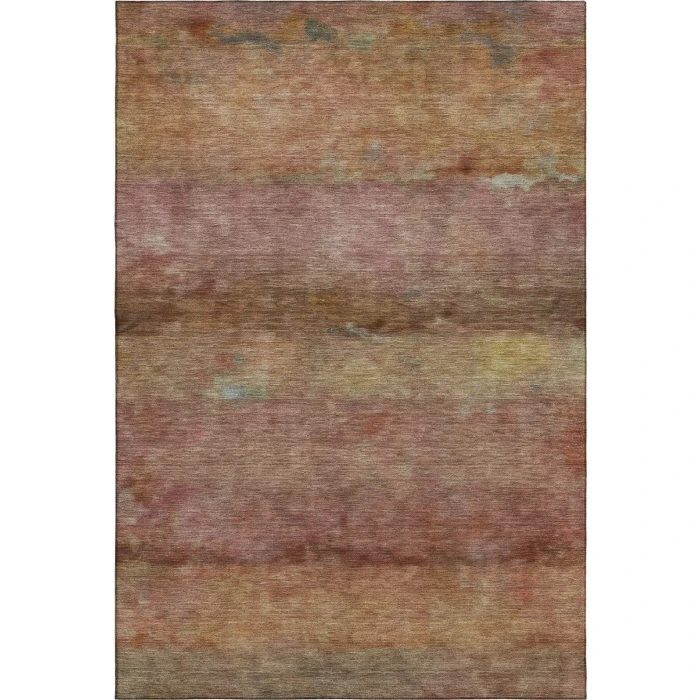 Addison Mayfield Orange AMF2311 - 8ft. Round Rug