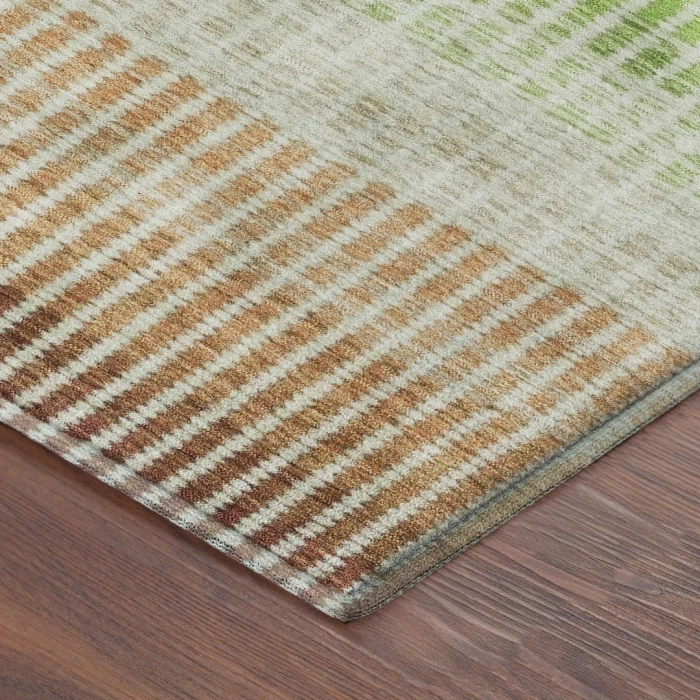 Addison Mayfield Orange AMF2313 - 8ft. Round Rug