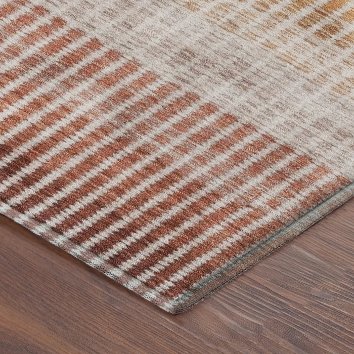 Addison Mayfield Orange AMF2313 - 8ft. Round Rug