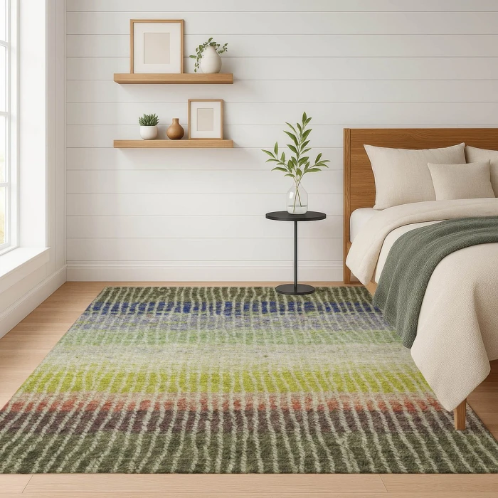 Addison Mayfield Green AMF2314 5ft. x 7ft. 6in. Rect. Rug
