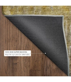 Addison Mayfield Gold AMF2317 - 8ft. Round Rug
