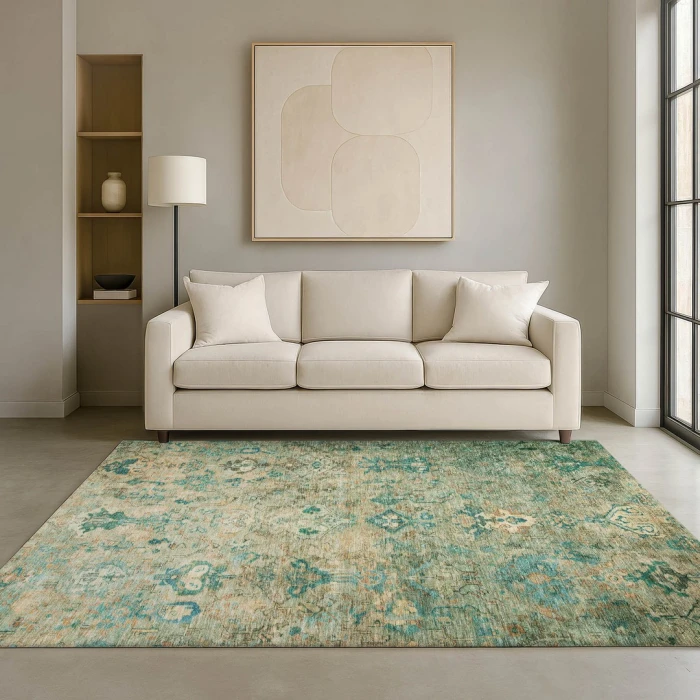 Addison Mayfield Teal AMF2320 9ft. x 12ft. Rect. Rug