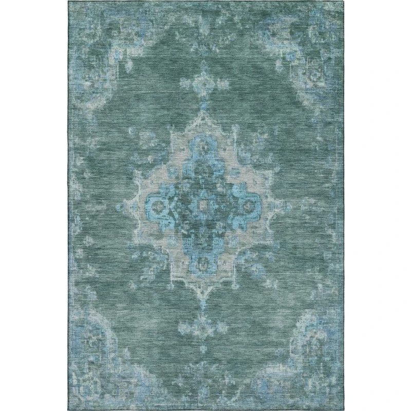 Addison Mayfield Teal AMF2321 8ft. x 10ft. Rect. Rug