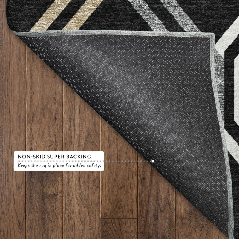 Addison Mayfield Black AMF2326 5ft. x 7ft. 6in. Rect. Rug