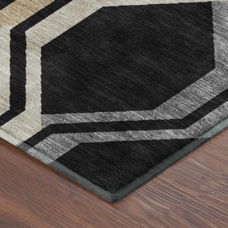 Addison Mayfield Black AMF2326 5ft. x 7ft. 6in. Rect. Rug