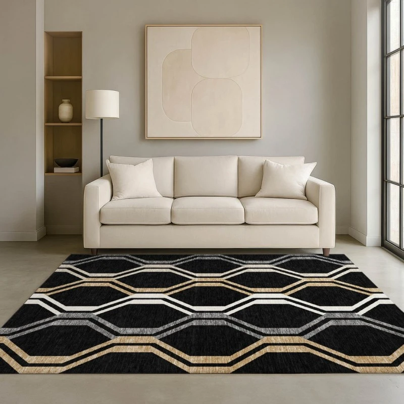 Addison Mayfield Black AMF2326 5ft. x 7ft. 6in. Rect. Rug