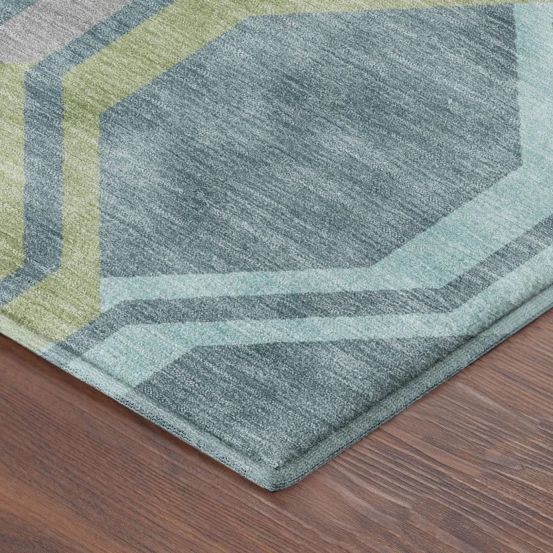 Addison Mayfield Teal AMF2326 8ft. x 10ft. Rect. Rug