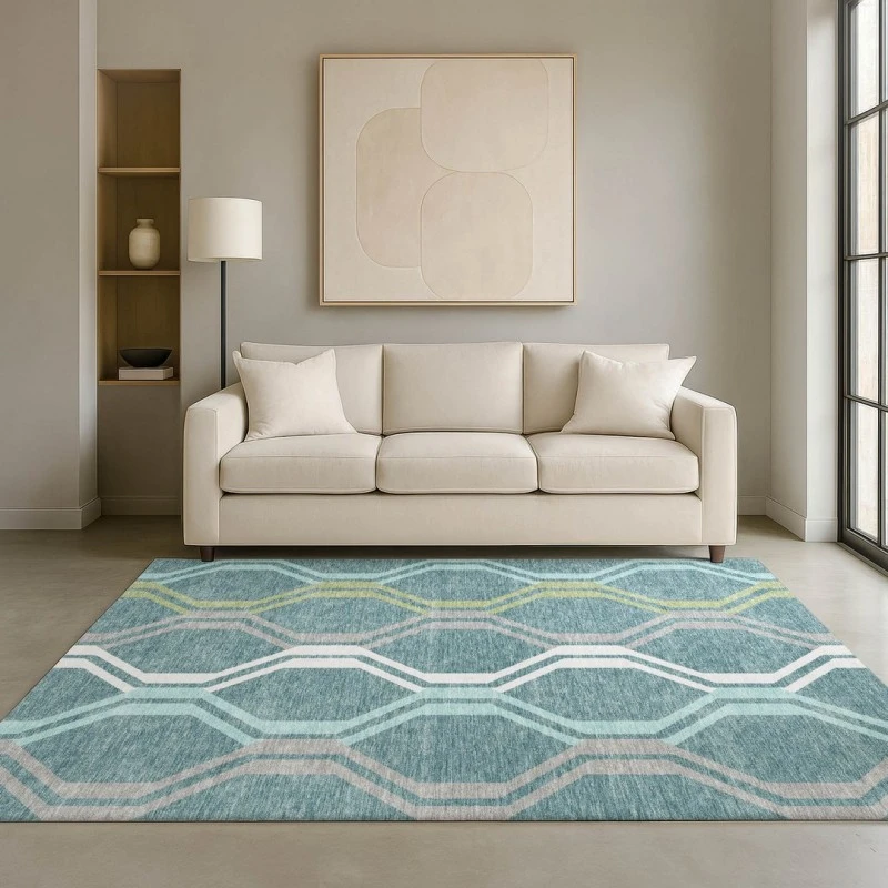 Addison Mayfield Teal AMF2326 8ft. x 10ft. Rect. Rug