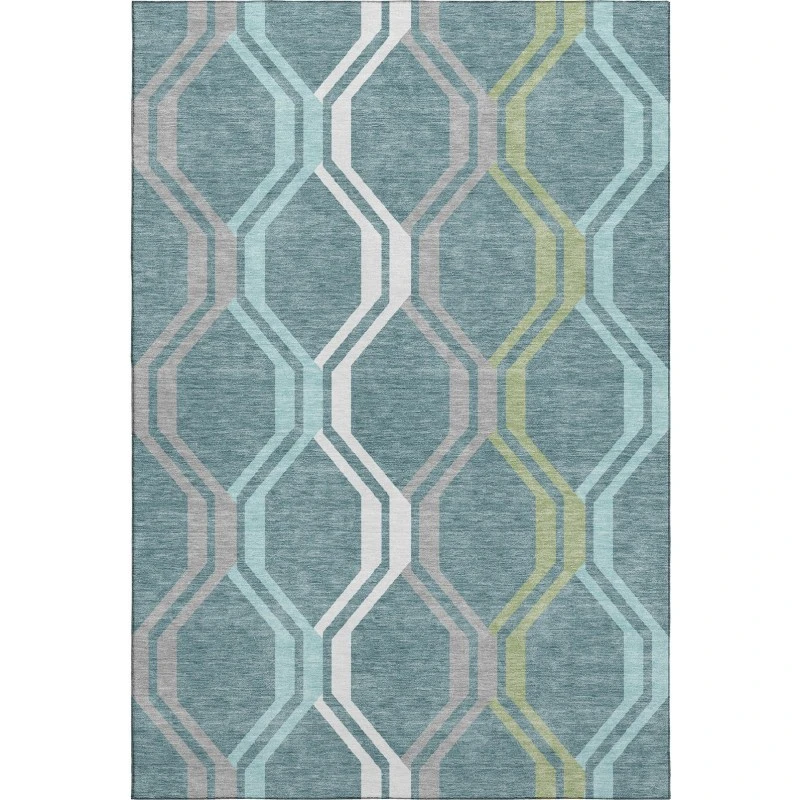 Addison Mayfield Teal AMF2326 8ft. x 10ft. Rect. Rug