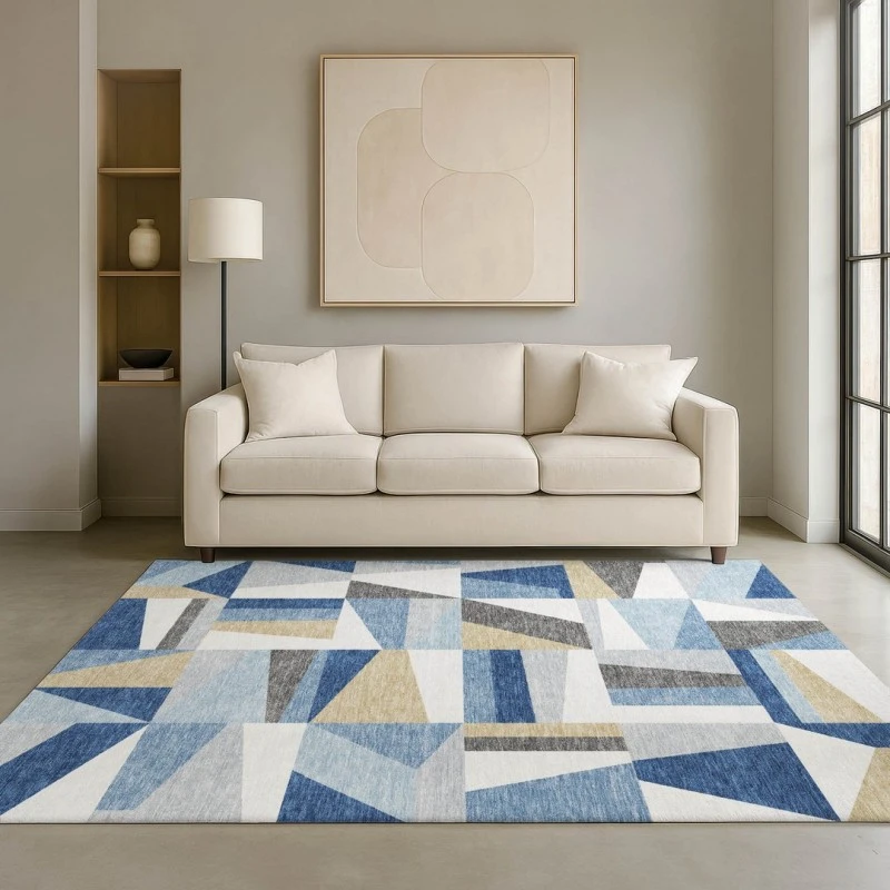 Addison Mayfield Blue AMF2327 2ft. 3in. x 7ft. 6in. Rect. Rug
