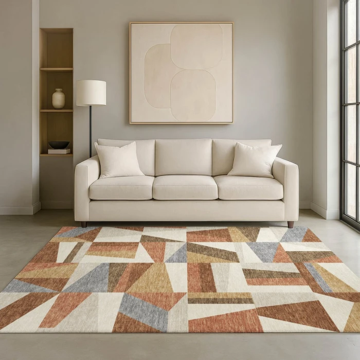 Addison Mayfield Orange AMF2327 5ft. x 7ft. 6in. Rect. Rug