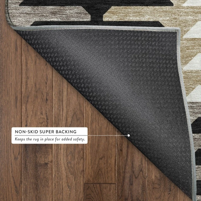 Addison Mayfield Black AMF2328 2ft. 3in. x 7ft. 6in. Rect. Rug