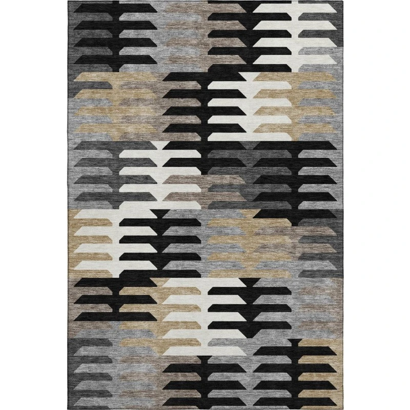 Addison Mayfield Black AMF2328 2ft. 3in. x 7ft. 6in. Rect. Rug