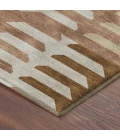 Addison Mayfield Orange AMF2328 - 8ft. Round Rug